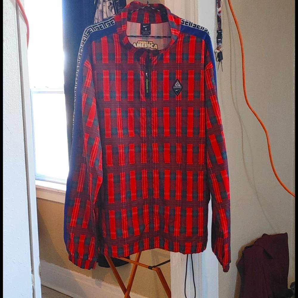 Nike Plaid Tribute Jacket